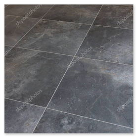 Bodenfliesen in Wohnbereich, großformatig verlegt