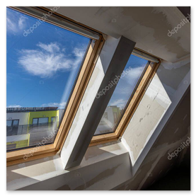 Dachausbau mit gedämmten Flächen